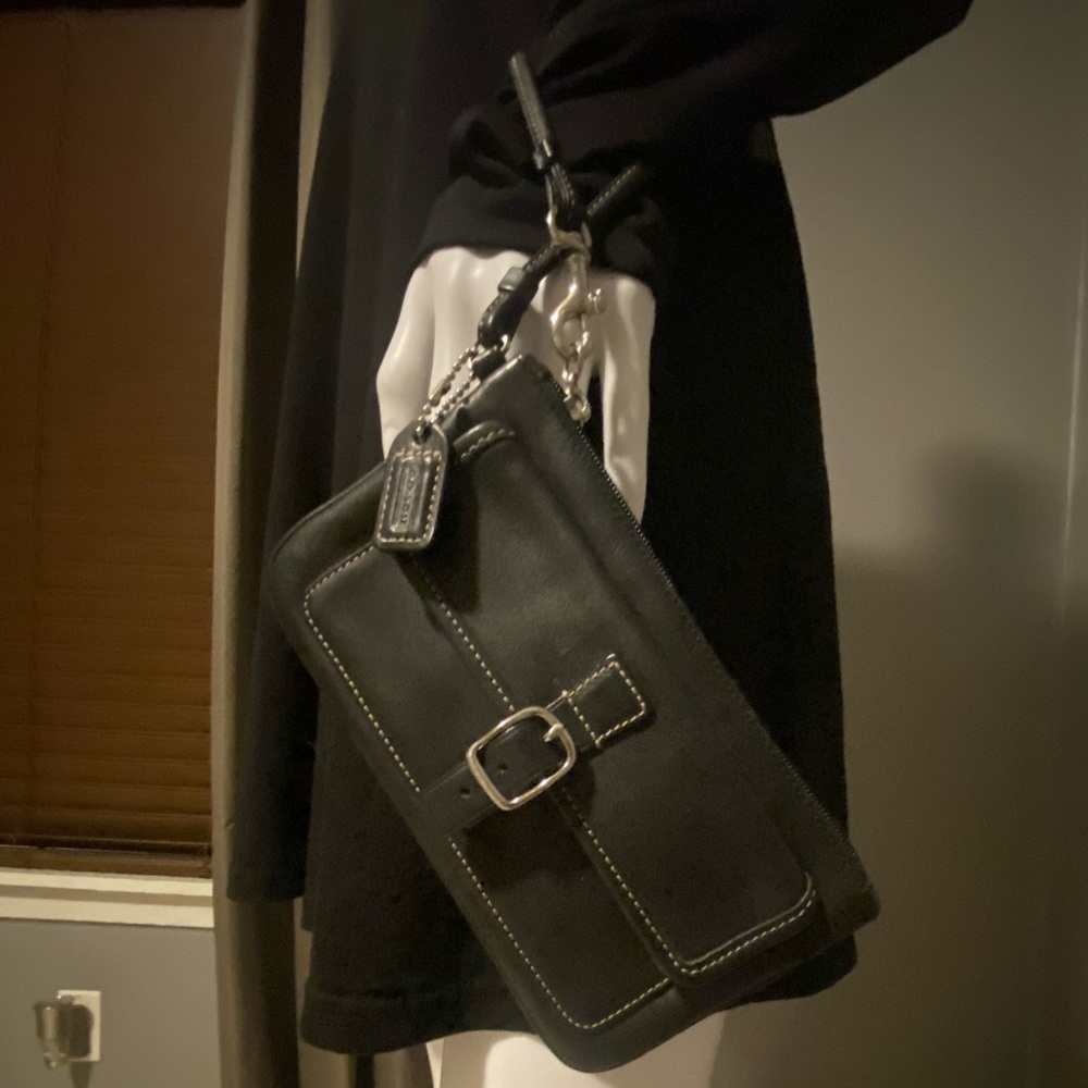 Coach Leather Wristlet